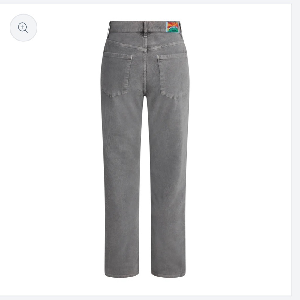 Daily Blue Boost Button Fly Denim Lead Classic Leg Jean Chenille Cord 25 $320